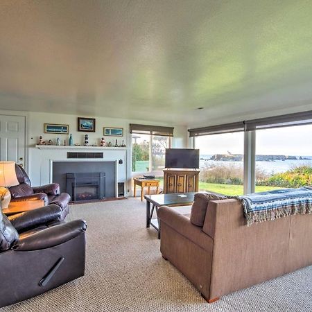 Cliffside Lighthouse Beach Home With Ocean View Coos Bay Luaran gambar