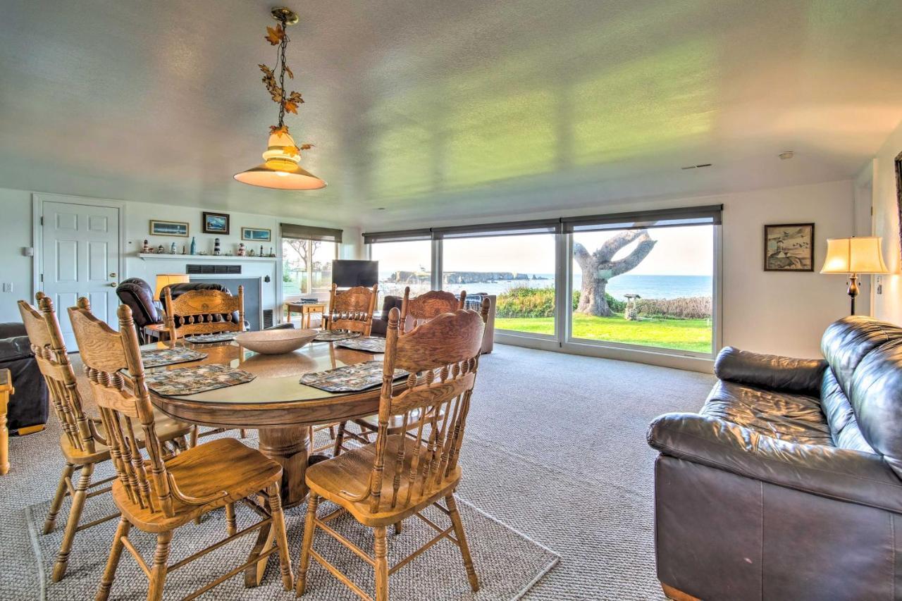Cliffside Lighthouse Beach Home With Ocean View Coos Bay Luaran gambar
