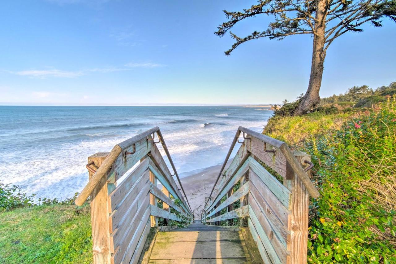 Cliffside Lighthouse Beach Home With Ocean View Coos Bay Luaran gambar